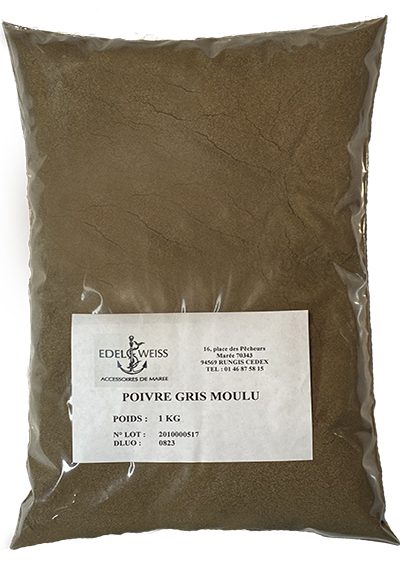 Poivre gris moulu (Sachet de 1kg) - achat et vente en ligne de