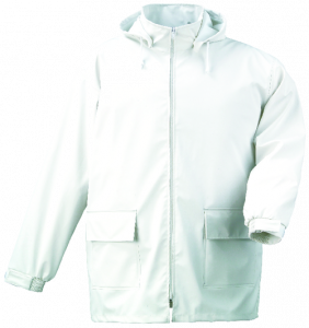 VESTE FOOD BLANCHE PU