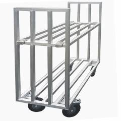 CHARIOT ALU 2 DOSSIER+ETAGERE