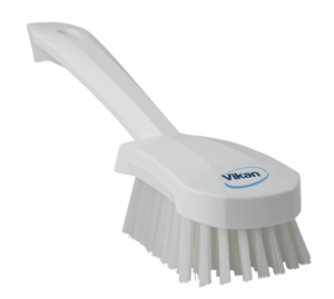 BROSSE A MAIN MANCHE COURT FIBRE DURES BLANC