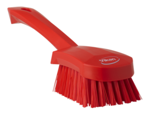 BROSSE A MAIN FIBRE MEDIUM ROUGE