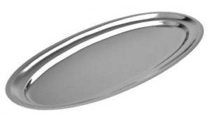 PLAT POISSON 100*35CM INOX