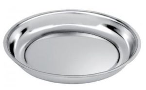 ASSIETTE CREUSE INOX 26CM