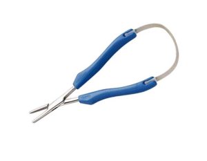 PINCE A ARETES INOX POIGNEE BLEUE