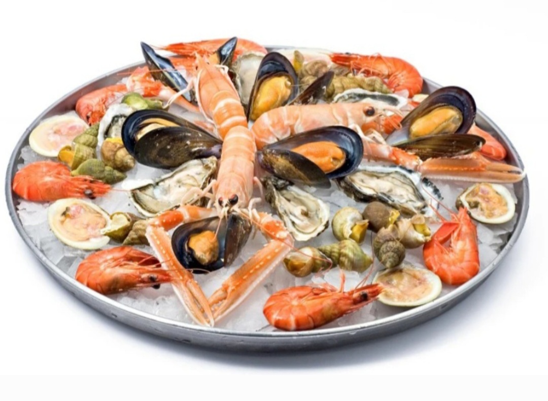 PLATEAU FRUITS DE MER ALU ROND - Edelweiss