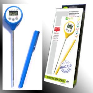 THERMOMÈTRE DIGITAL ÉTANCHE A SONDE HACCP -50°C à +200°C